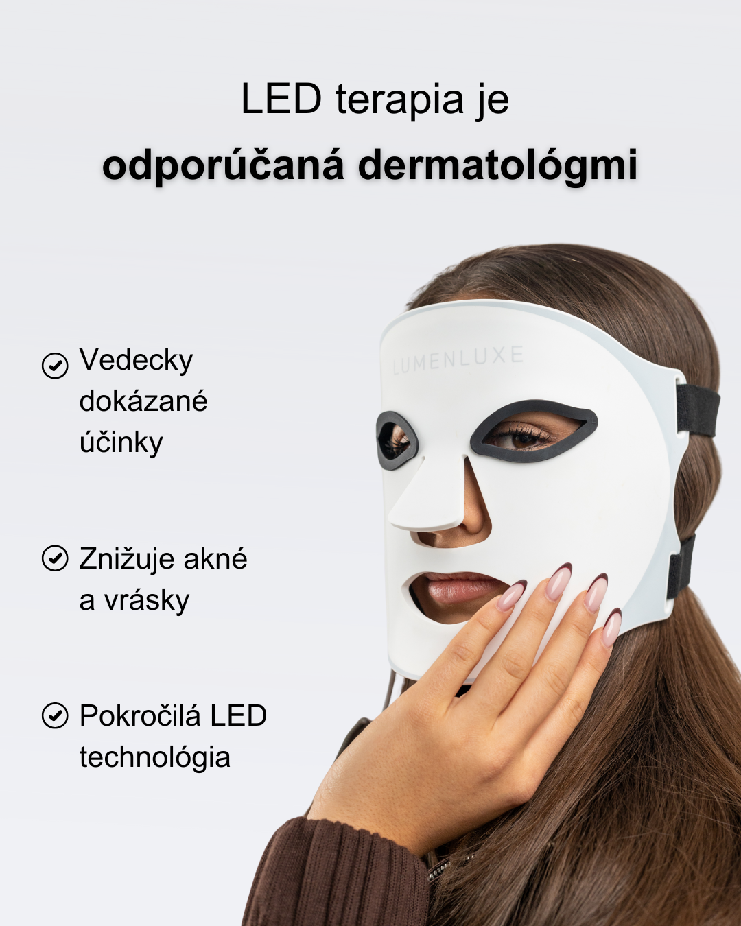 Maska na tvár LEDLUX